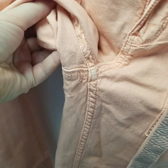 Anthropologie The Wanderer Belted Cotton Linen  Pants 26 - Picture 13 of 14